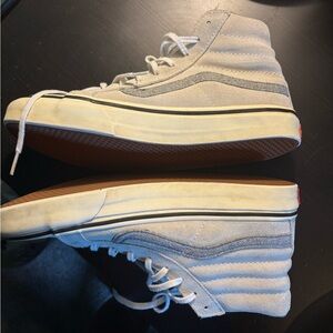Vans off the wall SK8-HI gray high tops